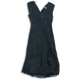 Liz Claiborne Womens Black White Polka Dot A Line Dress Sz 4 SHOE63R2P-F