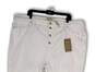 NWT Womens White Denim Light Wash Pockets High Rise Skinny Jeans Size W37 T image number 3