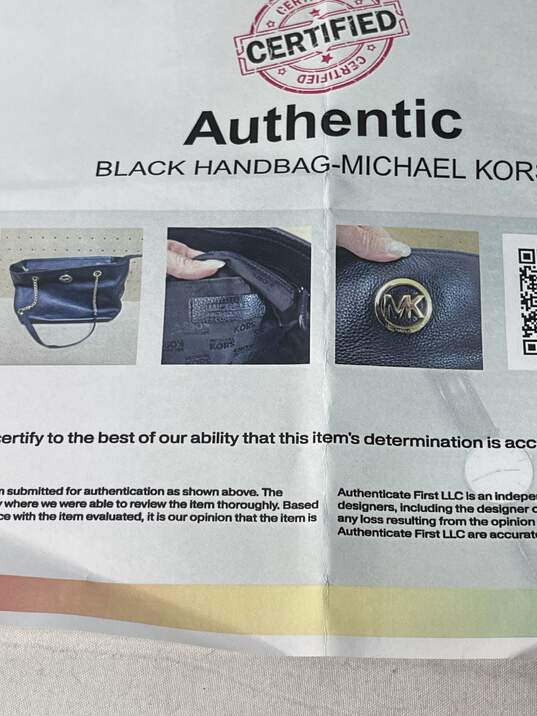 Certified Authentic Michael Kors Black Handbag w/Chain Strap image number 5