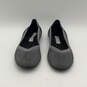 Womens Gray Knitted Round Toe Low Top Slip-On Ballet Flats Size 8.5 image number 1