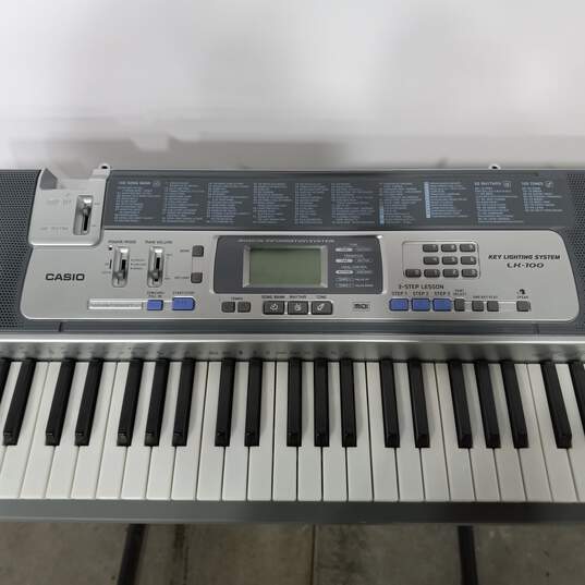 Gray Casio LK-100 Lightning Keyboard w/ Stand image number 3