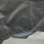Unbranded Men Black Lace Leather Vest Jacket 3XL NWT image number 4
