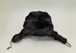 Vintage Brown Rabbit Fur Trapper Hat alternative image