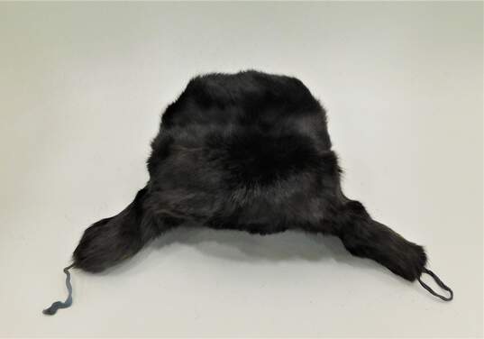 Vintage Brown Rabbit Fur Trapper Hat image number 2