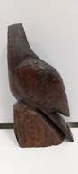 Vintage Wooden Bird Statue image number 3