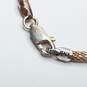 Milor Sterling Silver Mesh Chain 7" Bracelet 4.4g image number 3