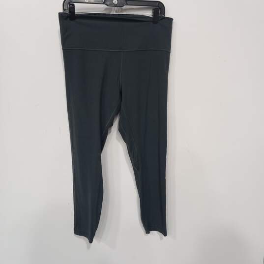 Lululemon Women's High Rise Gray Yoga/Activewear Pants Size 12 image number 2