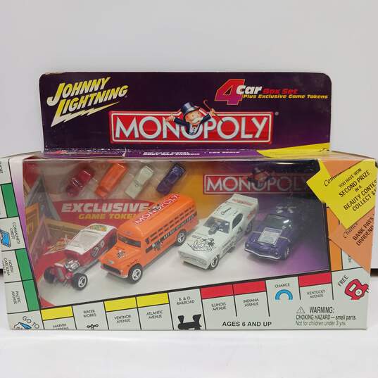 Johnny Lighting Monopoly 3 Car Box Set NIB image number 1