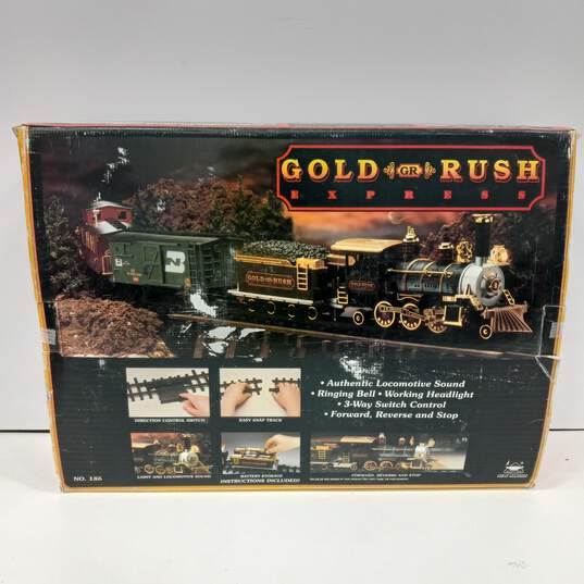 New Bright Gold Rush Express Train Set IOB image number 8