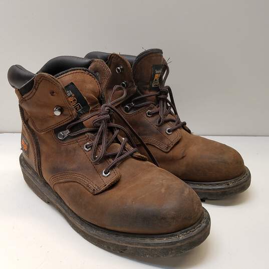 Timberland Pro Soft Toe Men's Boots Brown Size 10M image number 3