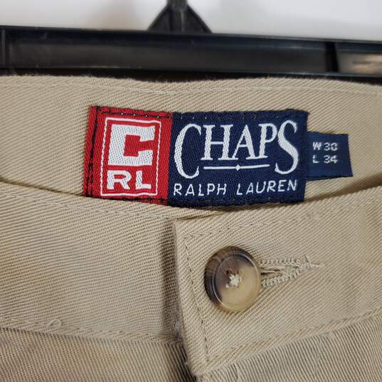 Chaps by Ralph Lauren Mens Beige Pants SZ 30 NWT image number 3