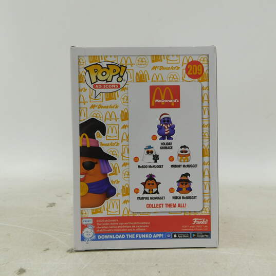 2 Funko POP! Ad Icons - McDonalds Halloween McBoo McNugget Figures #208 & #209 image number 4