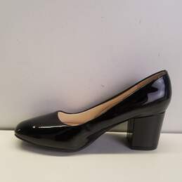 Room of Fashion Women's Black Patent Leather Heels Sz. 9W alternative image