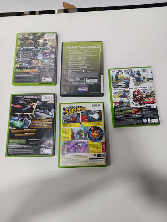 Bundle of 5 Assorted Original Xbox Video Games In Case image number 2