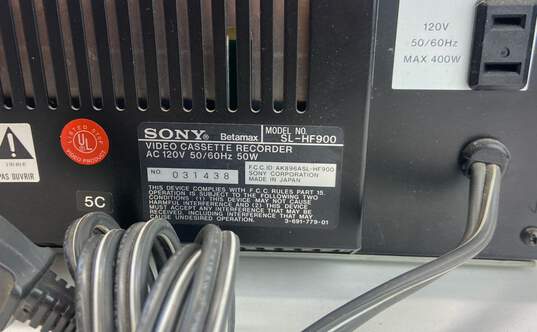 Sony Stereo Video Cassette Recorder SL-HF900 image number 7