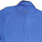 Mens Blue Regular Fit Short Sleeve Collared Pullover Polo Shirt Size L image number 4