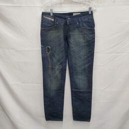 Diesel Industry MATIC Wm's Selvedge Denim Stretch Skinny Jeans Size 27 x 32