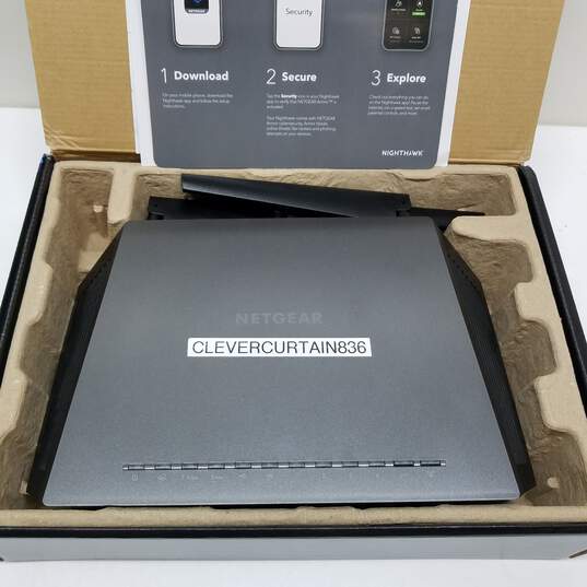 NETGEAR Nighthawk AC1900 Model R7000 Smart Wi Fi Router - untested image number 2