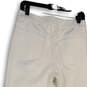 Womens White Denim Light Wash Stretch Pockets Stretch Cropped Jeans Size 6 image number 4