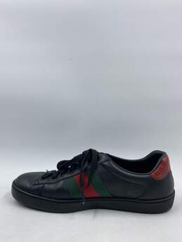 Authentic Gucci Ace Low Black Leather Sneaker M 6 alternative image