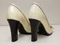 FENDI  Women's Patent Leather Heels  Color Off White   Size US  4.5   Authenticated image number 4