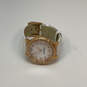 Designer Swarovski Gold-Tone Rhinestone Adjustable Strap Analog Wristwatch image number 2