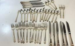Oneida Community Coronation Silver Plate 49 Piece Cutlery Service Set