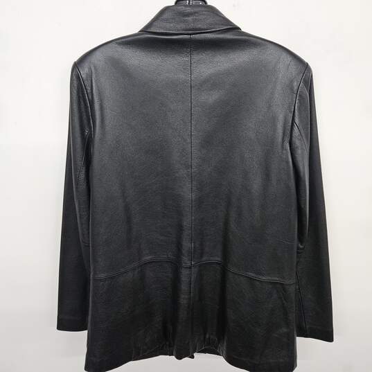 OUI Brook Black Leather Jacket image number 2