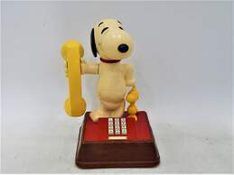 Vintage Snoopy & Woodstock Push Button Phone 1976