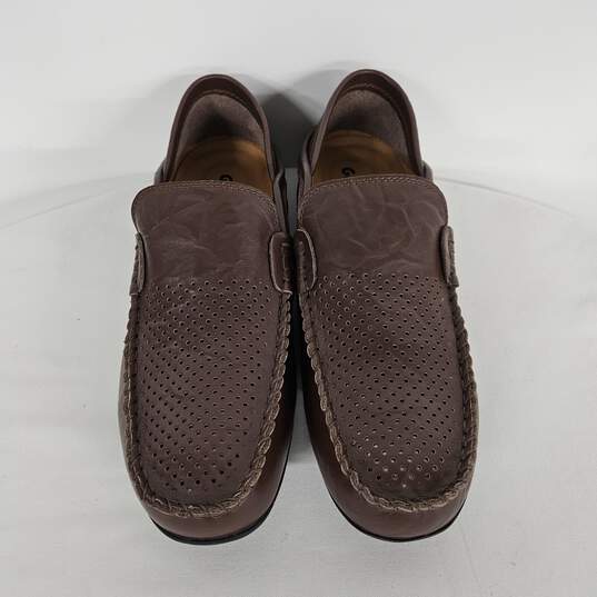 Go Tour Brown Leather Loafers image number 1