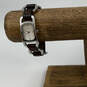 Designer Fossil F2 ES-9516 Leather Strap White Dial Analog Wristwatch image number 1