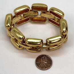 Designer J. Crew Gold-Tone Fashionable Large Link Chain Bracelet alternative image