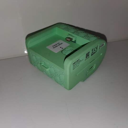 Untested Prynt Pocket Photo Printer for iPhone Mint Green w/ Accessories P/R image number 2