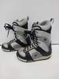 DC Men's Gray/Black/Dark Gray Snowboard Boots Size 9 image number 2