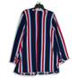 NWT BCBGeneration Womens Navy Blue Pink Striped Round Neck Shift Dress Size M image number 2