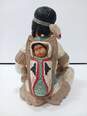 V. Kendrick Native American Women w/ Papoose Baby Sculpture image number 3
