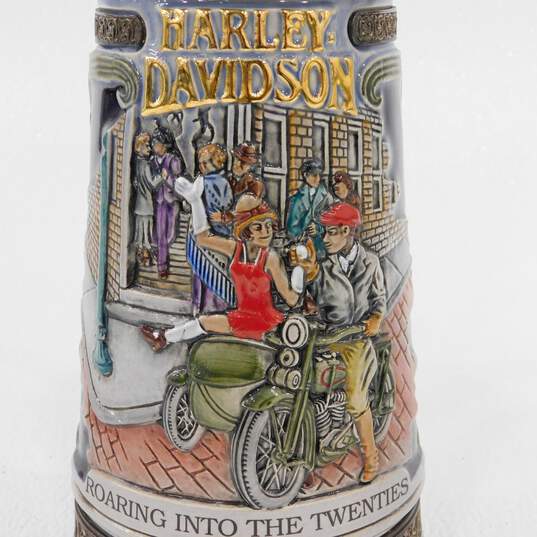 Harley-Davidson Brand 'Roaring Into The Twenties' Limited Edition Stein w/ COA image number 6
