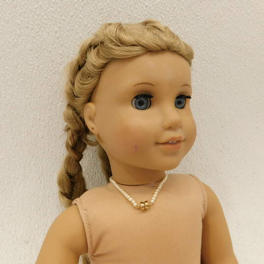 Pleasant Co American Girl Doll Blonde Braided Hair And Blue Eyes image number 2