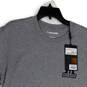 NWT Mens Gray Printed Round Neck Short Sleeve Pullover T-Shirt Size L image number 3