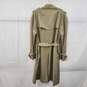 Burberrys England H.A. & E. Smith Bermuda Vintage Khaki Belted Trench Coat Men's Size 52R AUTHENTICATED image number 2