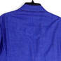 Mens Blue Notch Lapel Long Sleeve Single Breasted Two Button Blazer Sz 52R image number 4