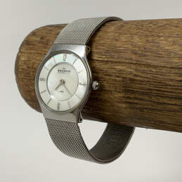 Designer Skagen 233XSS Silver-Tone Dial Stainless Steel Analog Wristwatch