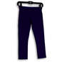 Womens Purple Soul Cycle Elastic Waist Pull-On Cropped Leggings Size 4 image number 1