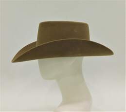 Vintage Stetson Brown 3x Beaver Men's Western Cowboy Hat Size 7 1/8 alternative image