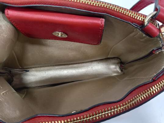 Nine West Women's Red Leather Purse image number 5