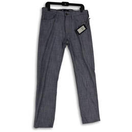 NWT Mens Blue Courage Timeless Twill Straight Leg Ankle Pants Size 32x32