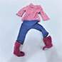 American Girl Outfits Clothing Cozy Sweater Striped Hoodie image number 3