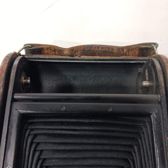 Vintage Eastman Kodak 3A Folding Pocket Film Camera w/Case image number 4