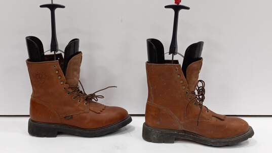 Men's Ariat Cascade 8" Steel Toe Work Boot Sz 9.5D image number 1