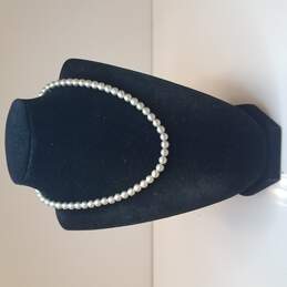 J.C. Sterling Silver Bead Necklace 26.1g